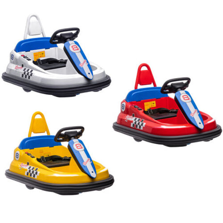 360° Rotating Electric Bumper Car for Kids - Fun Ride On Toy with 6V Battery