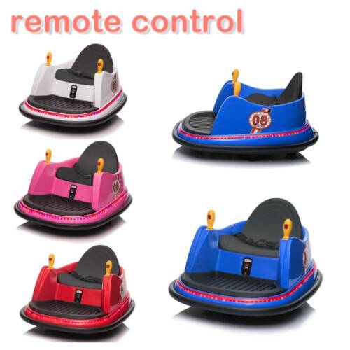 360 Spin Music Bumper Car: Electric Battery Powered Ride-On Toy for Kids (6V)