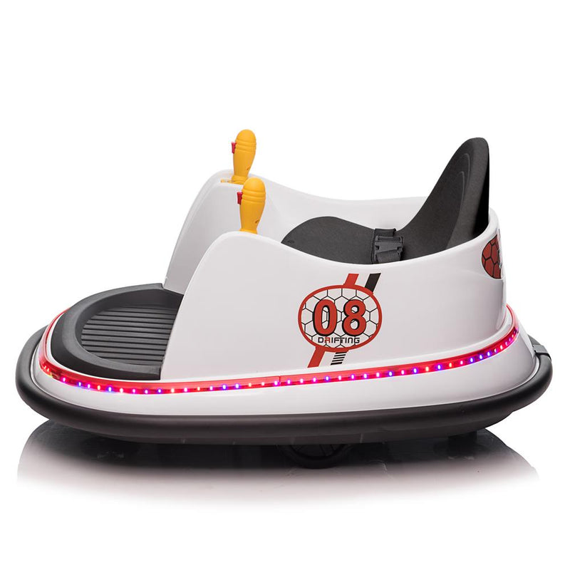 360 Spin Music Bumper Car: Electric Battery Powered Ride-On Toy for Kids (6V)