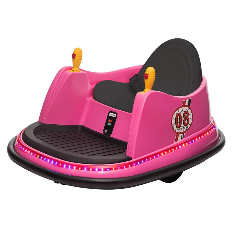 360° Spin Race Bumper Car for Kids Ages 2-5 with 6V 7AH Battery and 1.3 MPH Speed