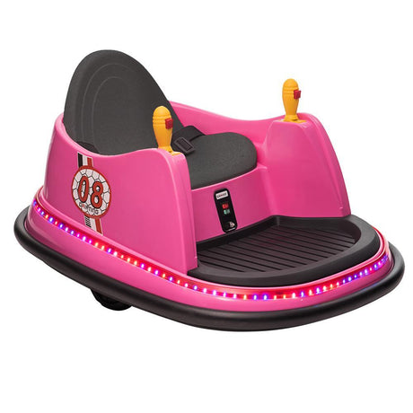 360° Spin Race Bumper Car for Kids Ages 2-5 with 6V 7AH Battery and 1.3 MPH Speed