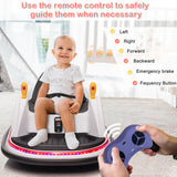 360° Spin Race Bumper Car for Kids Ages 2-5 with 6V 7AH Battery and 1.3 MPH Speed
