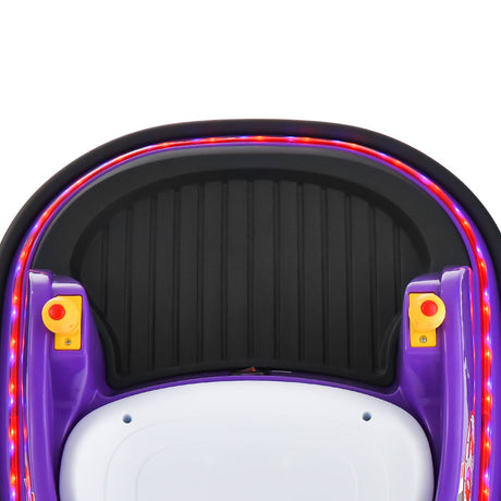 360° Spin Race Bumper Car Ride-On Toy for Kids with Remote Control - 12V Vehicle