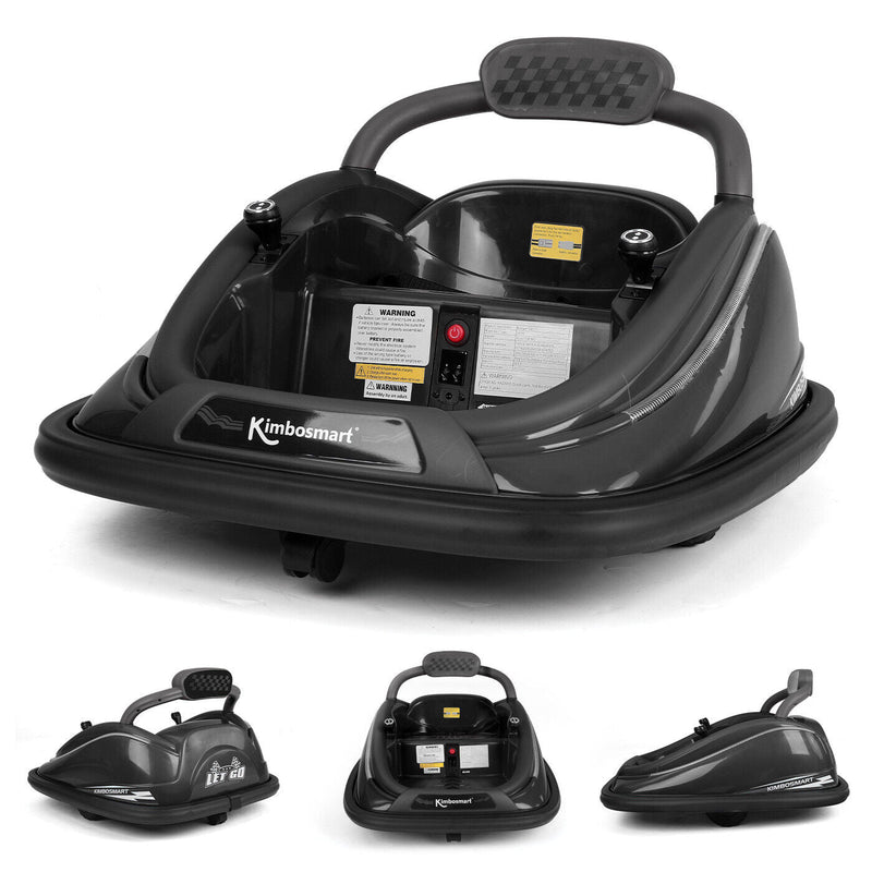 360° Spin Ride On Bumper Car for Kids - Rechargeable Electric Toy Vehicle (12V)