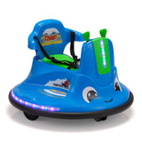 360° Spinning Bumper Car with Dual Motors, LED Lights & Remote Control - TOBBI