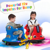 360° Spinning Bumper Car with Dual Motors, LED Lights & Remote Control - TOBBI
