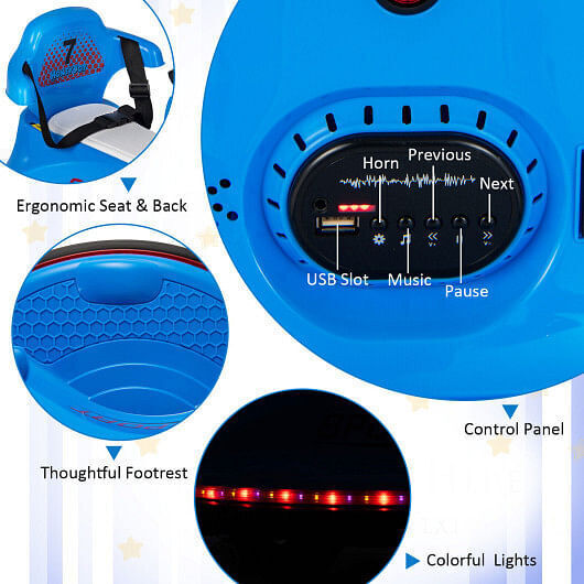 360?&deg; Spin Electric Ride On Car for Kids and Toddlers - Bumper Car Fun!