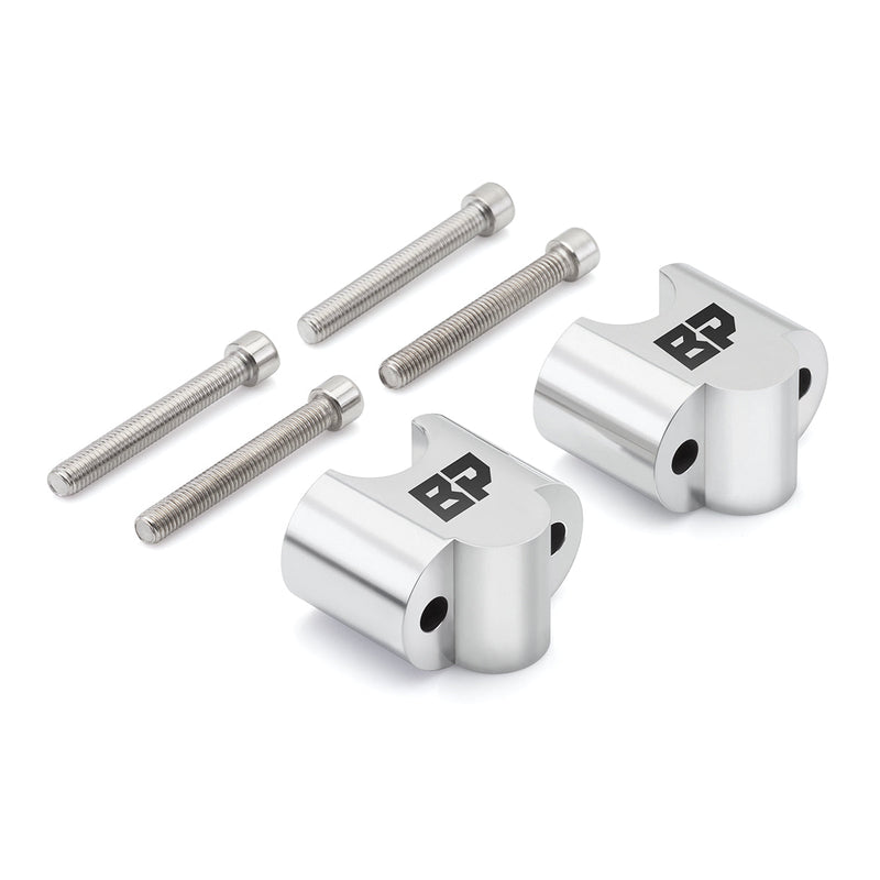 1999-2010 Royal Star Venture Silver Handlebar Risers