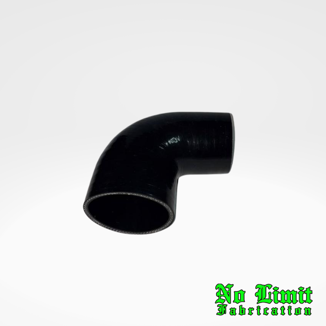 No Limit Fabrication 3 Inch to 2-5/8 Inch 90 Degree Silicone Coupler No Limit Fabrication