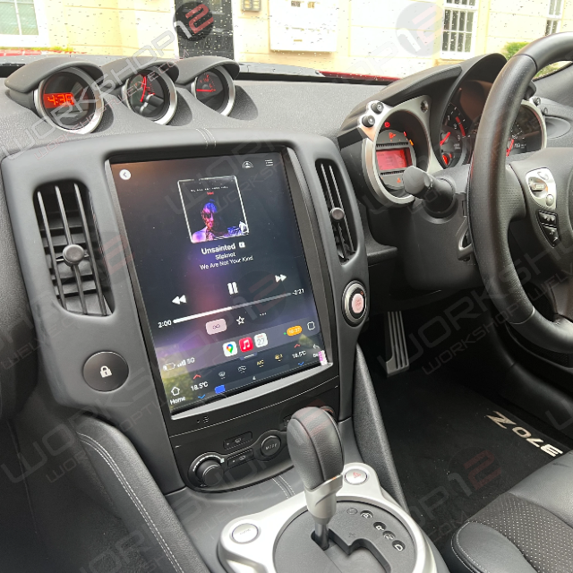 Nissan 370Z 2009-2020 Workshop 12 Tesla-Style Screen Workshop 12