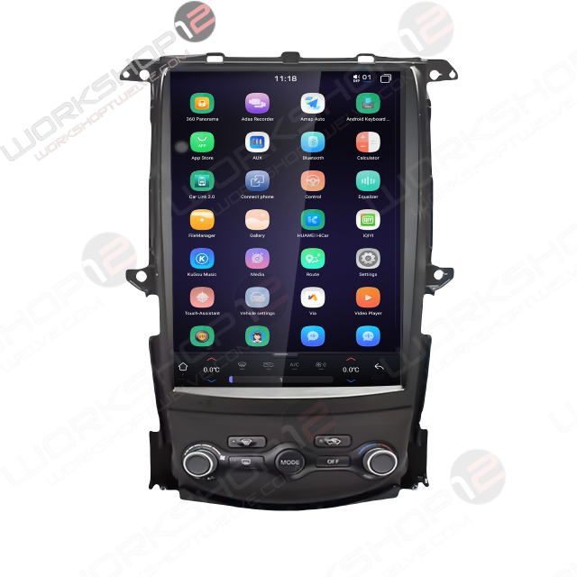 Nissan 370Z 2009-2020 Workshop 12 Tesla-Style Screen Workshop 12