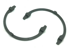 Transfer Case Range Shift Fork Pads, Pair, 263HD/263XHD, 2001-2007 GM 6.6L Duramax LB7 LLY LBZ GM Aftermarket