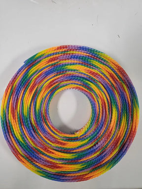 25 FT 1/2" RAINBOW PET EXPANDO SLEEVING BRAID AC/DC WIRE AND SUPPLY