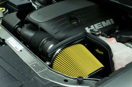 Kit d'admission Airaid 11-22 Dodge Challenger/Charger / Chrysler 300 3,6 L V6 avec filtre jaune