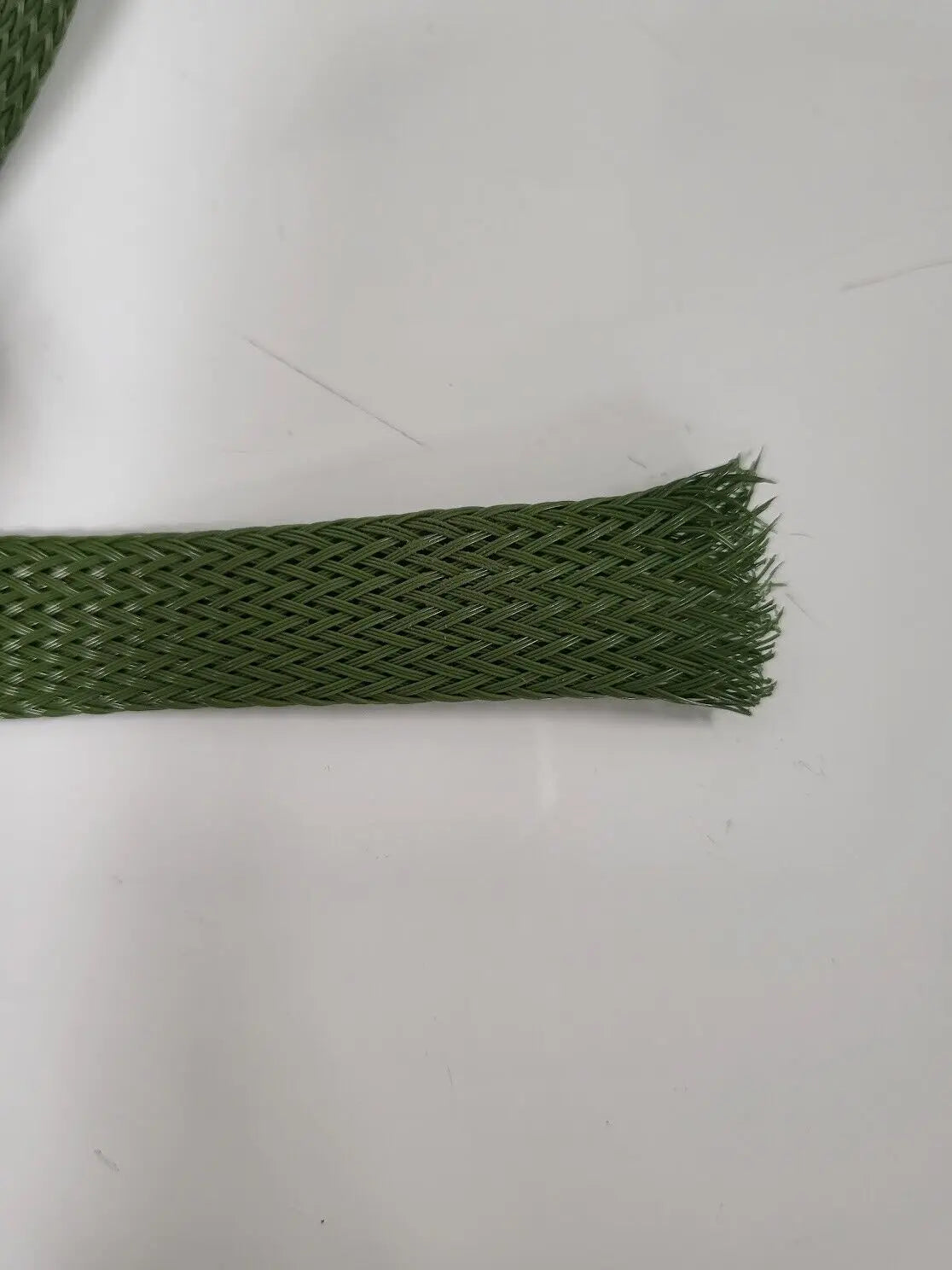 25 FT 1/2" OLIVE GREEN PET EXPANDO SLEEVING BRAID AC/DC WIRE AND SUPPLY