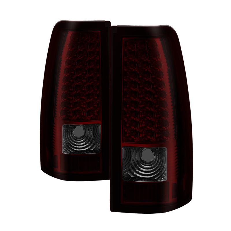 xTune Chevy Silverado 1500/2500/3500 99-02 LED Tail Lights Red Smoke ALT-ON-CS99-LED-RS