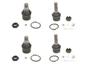 Forged Diesel 4 Piece Upper Lower Ball Joint, 1999-2020 Ford 7.3L 6.0L 6.4L 6.7L Powerstroke 4WD Forged Diesel
