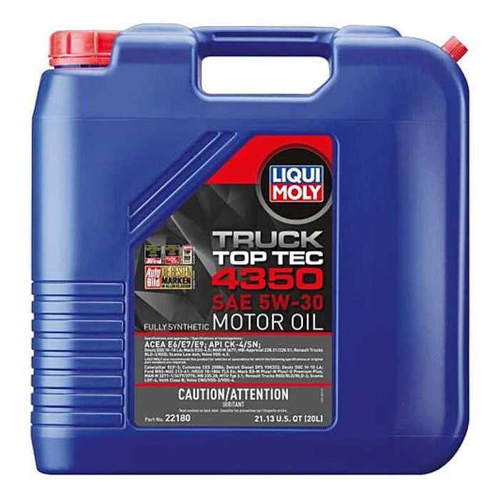 Huile moteur LIQUI MOLY Top Tec Truck 4350 SAE 5W30 20L