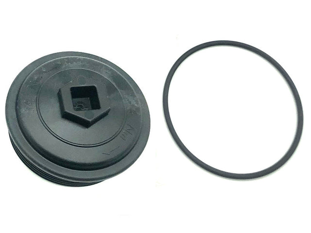 3C3Z9G270AA OE Fuel Filter Replacement Cap with O-Ring, 2003.5-2007 Ford 6.0L Powerstroke Ford OEM