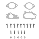 2002-2007 Subaru WRX/STI GD EJ205 Catback Exhaust 3" Pipe 4.5" Muffler Tip + Downpipe Up-pipe Flashark