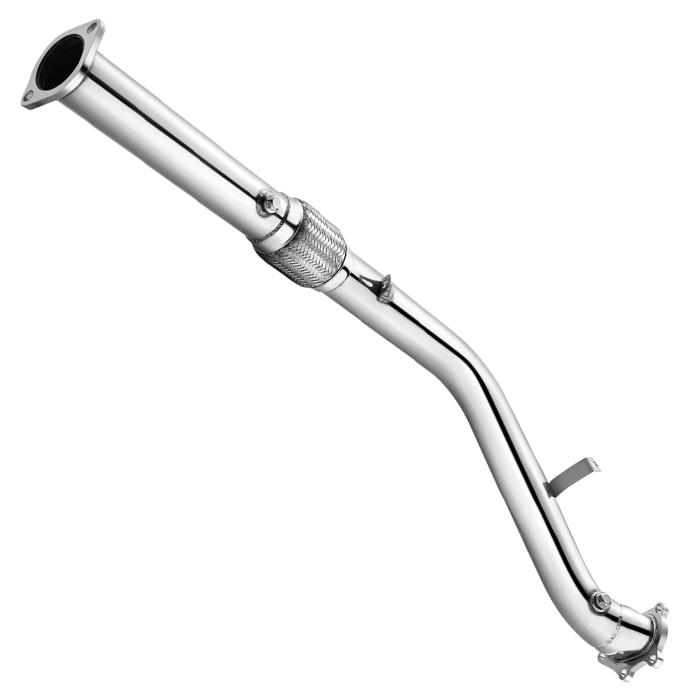 2002-2007 Subaru WRX/STI GD EJ205 Catback Exhaust 3" Pipe 4.5" Muffler Tip + Downpipe Up-pipe Flashark