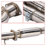 3 Inches Single Tip Cat-Back Exhaust for 2009-2020 Nissan 370Z Flashark