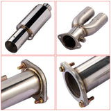 3 Inches Single Tip Cat-Back Exhaust for 2009-2020 Nissan 370Z Flashark