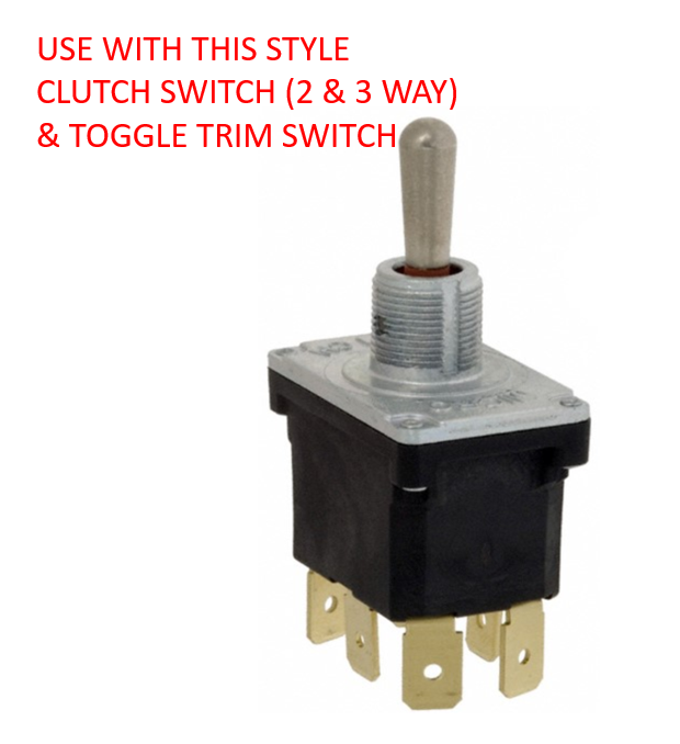 Toggle Trim Switch Boot (Compatible w/ Clutch Switch) Gatortail