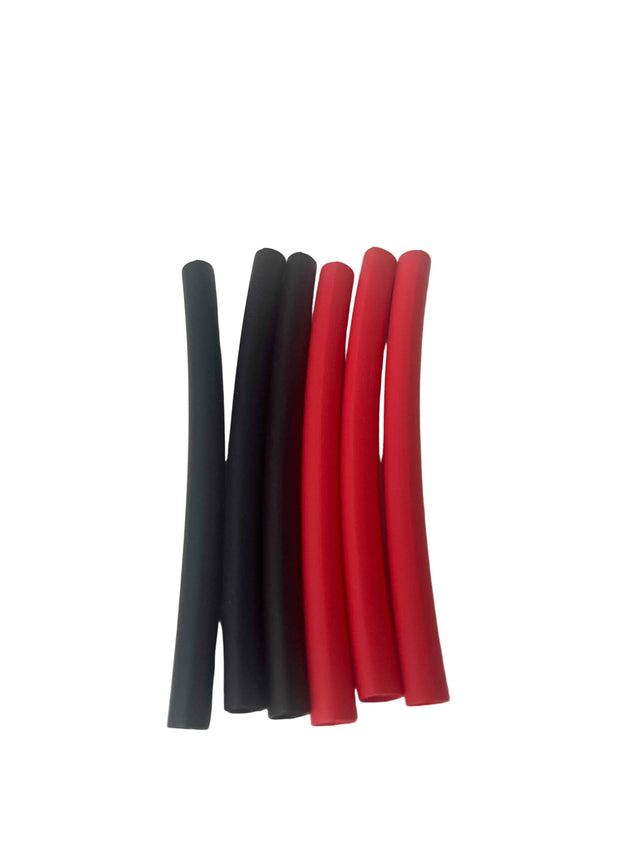 3/16" Heat Shrink Tubing - 3:1 Ratio Dual Wall Adhesive Lined, Marine Grade, Waterproof Insulation Red + Black TekShack