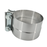 Trucktok 4"/5" Stainless Steel Exhaust Clamp Muffler Clamp Lap Joint Band Clamp Universal TruckTok