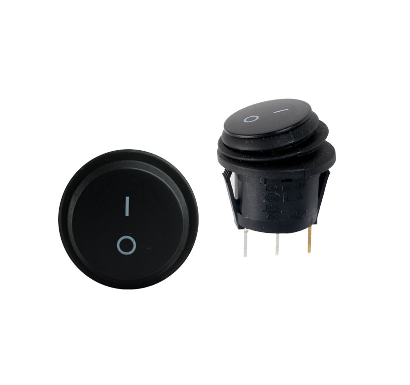 IS-EC-WP1213 BLK Waterproof Rocker Switch Audiopipe