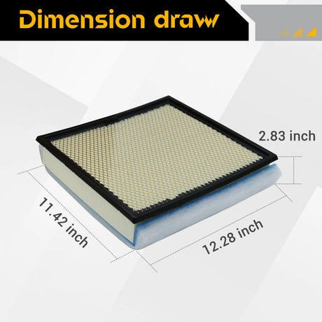 Trucktok 2020-2026 6.7L Ford Powerstroke Diesel Air Filter Replaces FA2031 TruckTok