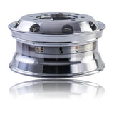 Truck Wheels 19.5 x 6.75 Forged Aluminum Rims Machined Bright
