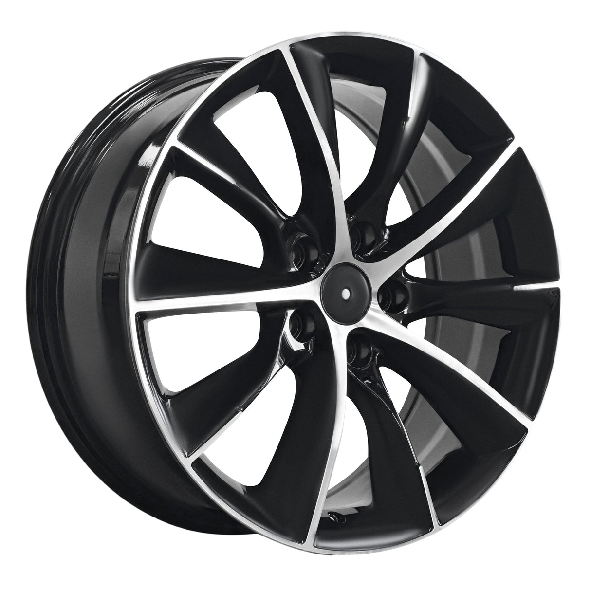 Tesla Wheels Model Y 3 Rims 20x7.5" pcd 5x114.3mm Black Machine Face 1pc