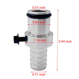 TruckTok 2009-2019 6.7L Dodge Ram Cummins Coolant Bypass Hose Barb Adapter TruckTok
