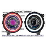 Oracle Lighting Oculus™ Colorshift®  BI-LED Projector Headlights | '18+ JL Wrangler/ '20+ JT Gladiator