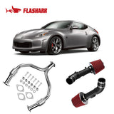 Exhaust Kit for Nissan 370Z 2009–2017 – Header, Catback, Y-Pipe, Test Pipes, Cold Air Intake Flashark