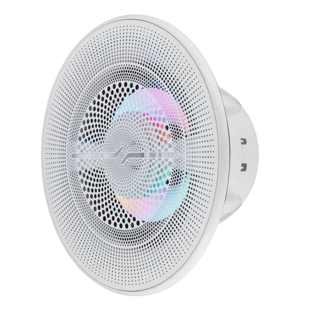Luxury 8” 2-Way Marine Coaxial Speaker with Digital LED Lights and Flush Magnetic Mount Grille | 175W RMS 4-Ohm