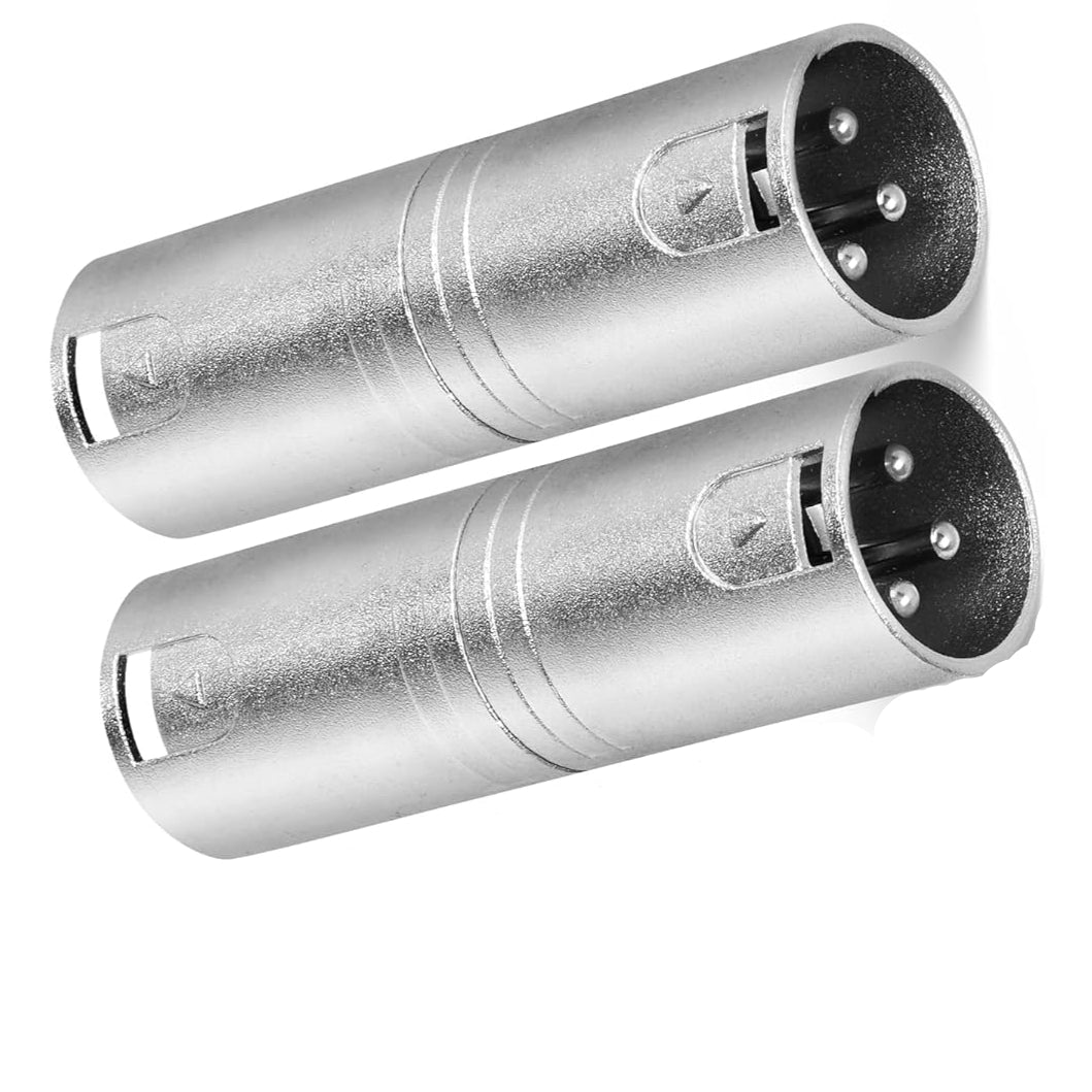 3 Pin XLR Male to 3 Pin XLR Male Adapter TekShack