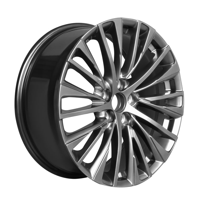 Lexus Toyota Wheels 19x8" pcd 5x114.3 Black Machine Face 4pcs