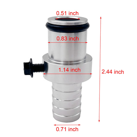 TruckTok 2009-2019 6.7L RAM Cummins Coolant Hose Barb Adapter Leaking Repair Kit TruckTok