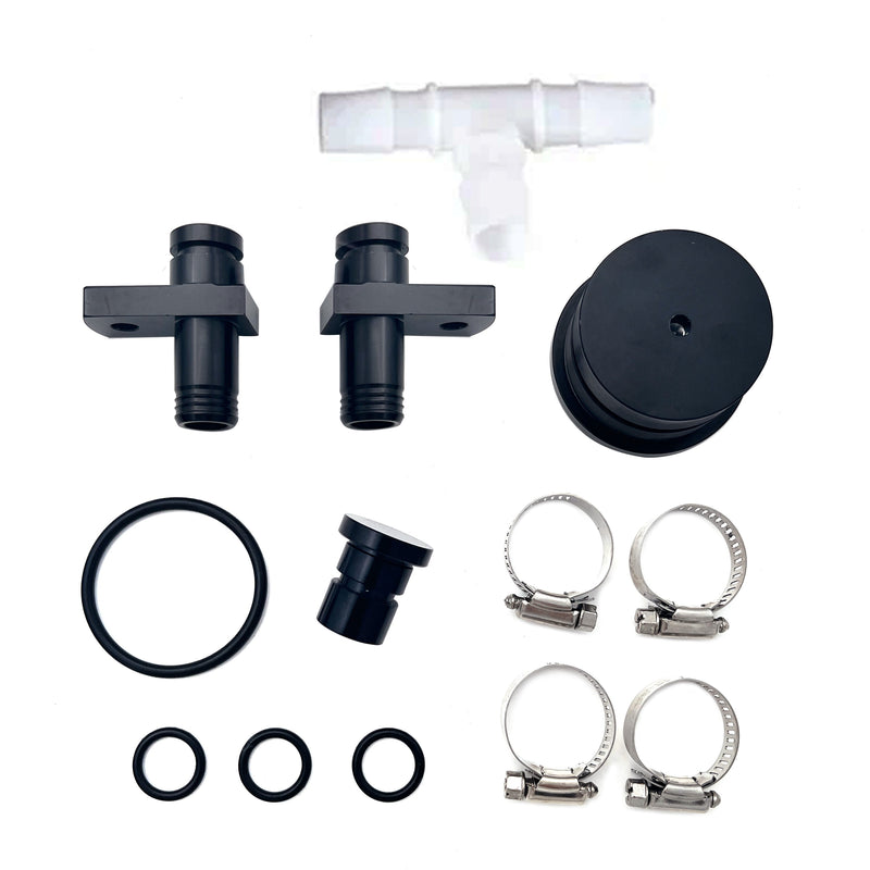 TruckTok 2004.5-2010 6.6L Duramax Up-Pipe & 3" Downpipe w/CCV Reroute Kit