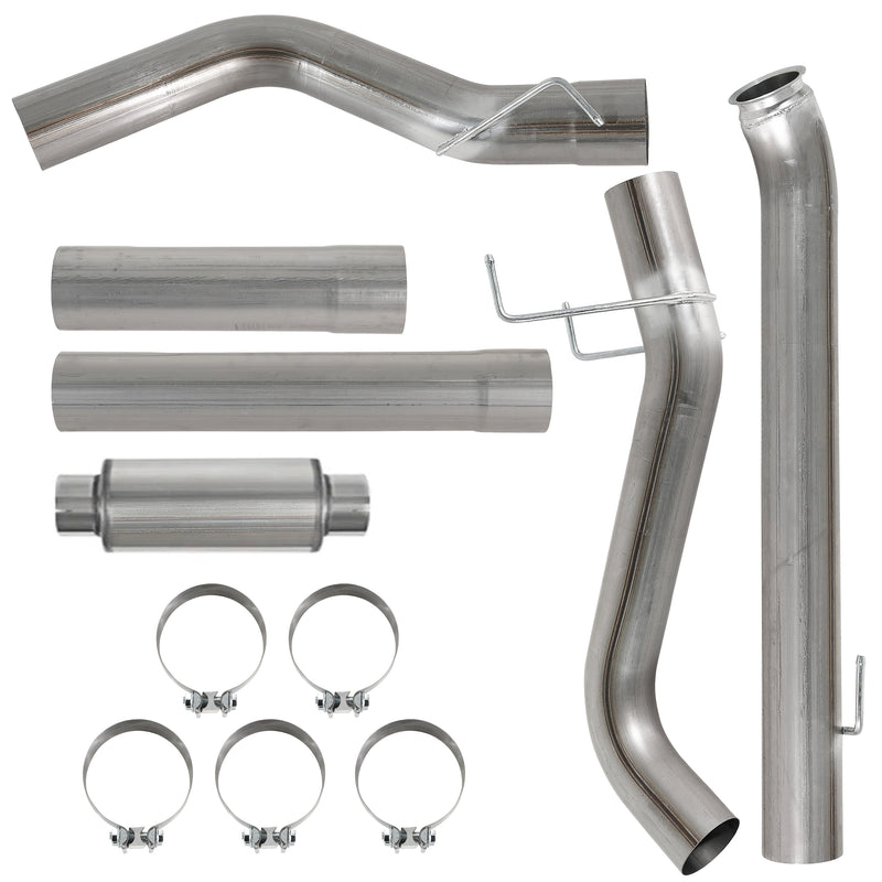 TruckTok 2019-2024 6.7L Ram Cummins 4"/5" DPF Delete pipe(With Muffler)