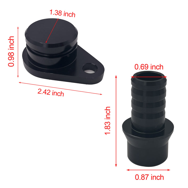 TruckTok 2017-2023 6.6L Chevy GMC Duramax L5P diesel EGR Valve Cooler Delete kit