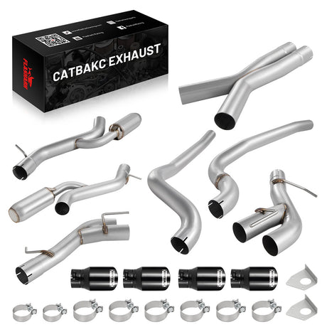 2016-2024 Chevy Camaro SS/ZL 1 6.2L Catback Exhaust 3" Dual Flashark