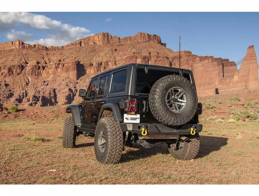 Rugged Ridge HD Rear Bumper I '18- '24 Jeep JL Wrangler/ '20- '24 Jeep JT Gladiator