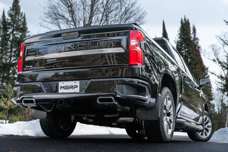 MBRP 2019 Chevrolet Silverado 1500 4,3 L/5,3 L 2,5 po Cat Back Double sortie arrière - Aluminisé