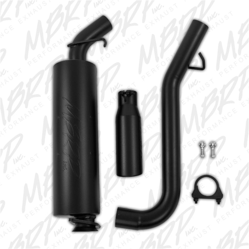 MBRP 2000-2006 Jeep Wrangler (JK) 4 cylindres en ligne 2,5 L 6 cylindres en ligne 4,0 L Cat Back Single Side