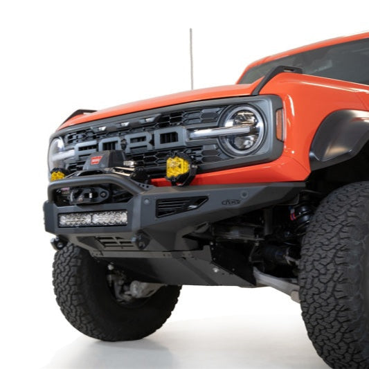 Addictive Desert Designs Raptor Rock Fighter Front Bumper with Universal Light Mounts | 2022+ Ford Bronco Raptor