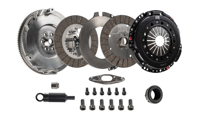 Kit d'embrayage à double disque organique DKM Clutch BMW E9X 335i MS avec volant moteur (couple de 660 pi/lb)